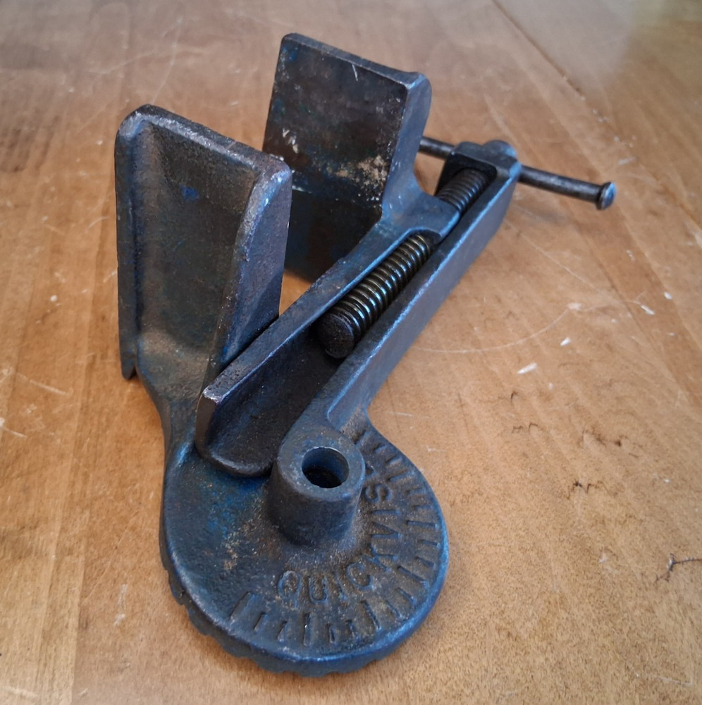 Vintage Waller's Quickvise - Missing Thumb Screws - Turns Smoothly