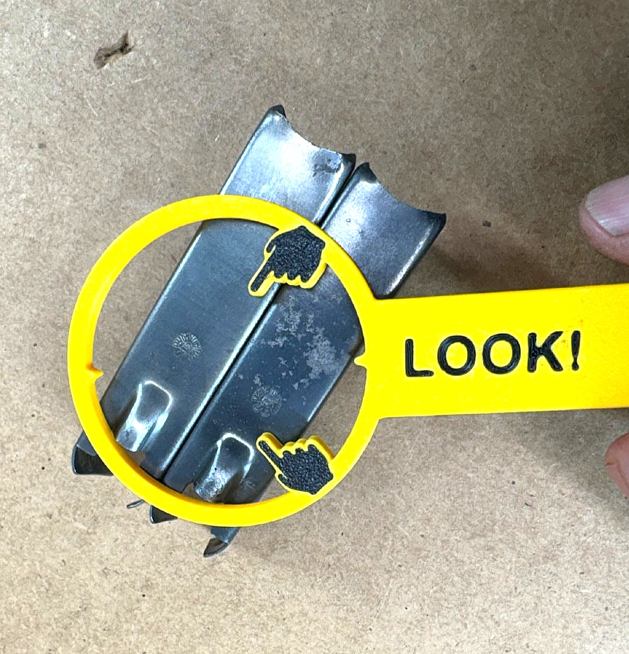 LOT of 2 Steyr Mannlicher M95 (5 Round) Clip Original WW1 IMPERIAL EAGLE 8x56r