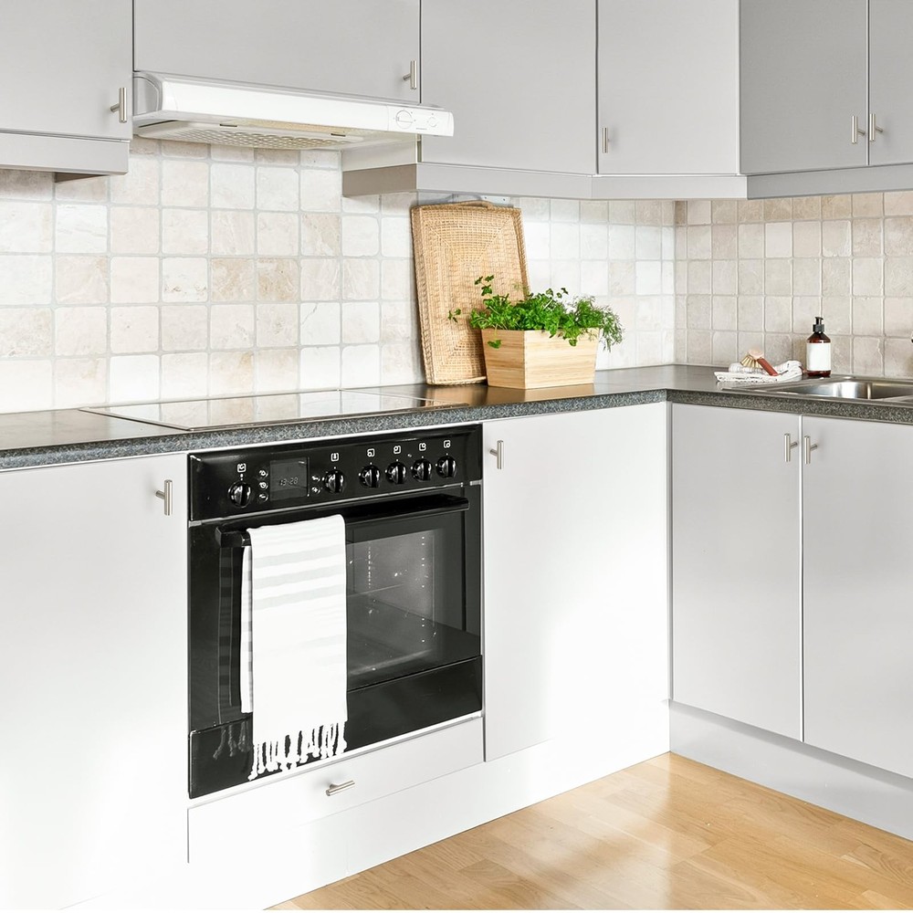 10 Pack Brushed Nickel Cabinet Knobs 2 Inch - Silver Drawer Knobs Single Hole