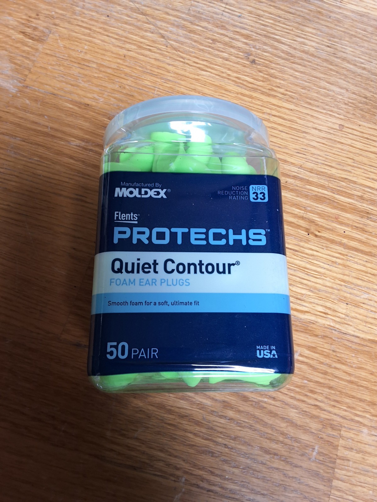 Protechs Quiet Contour Foam Ear Plugs 50 Pair