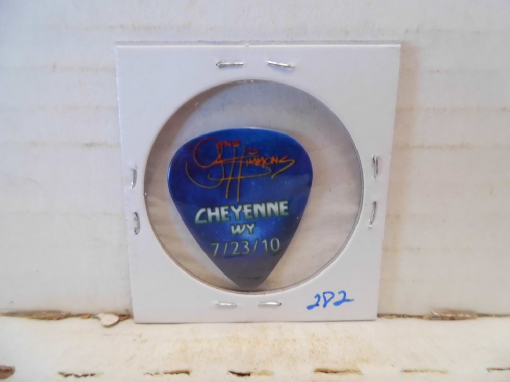 KISS "GENE SIMMONS" 7/23/2010 GUITAR PICK~READ DESCRIPTION #11~13