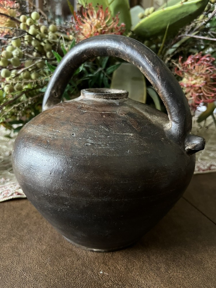 Glazed Earthenware Pottery Jug. Provenance Unknown.
