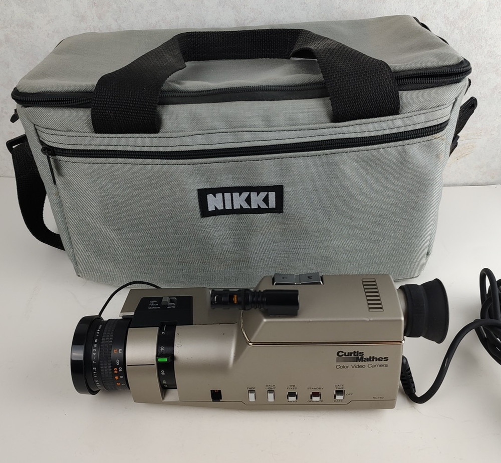 Curtis Mathes KC762 Video Camera Only With Case Used UNTESTED AS IS