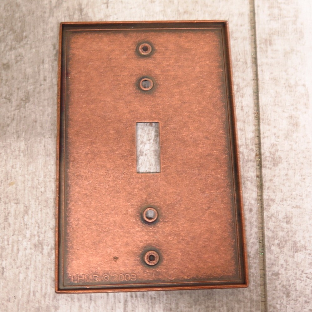 LHMC 2003 Vintage Single Switch Cover Plate