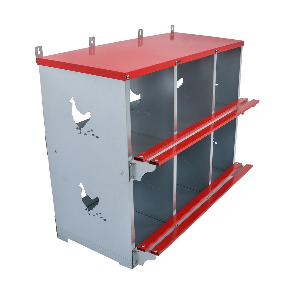Durable Nesting Box Chicken Laying Boxes 6 Compartment Nesting Boxes For Chicken
