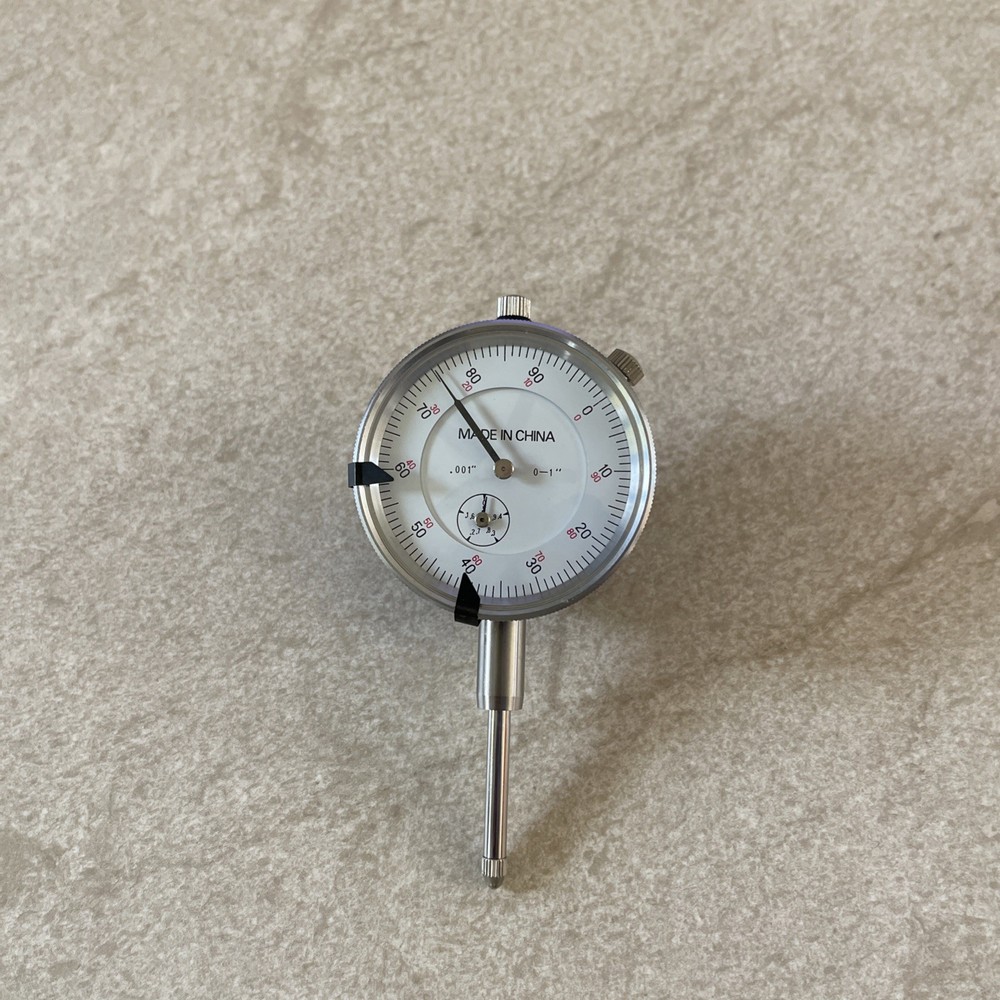 Precision .001 0 to 1" Dial Indicator Gauge Depth Meter