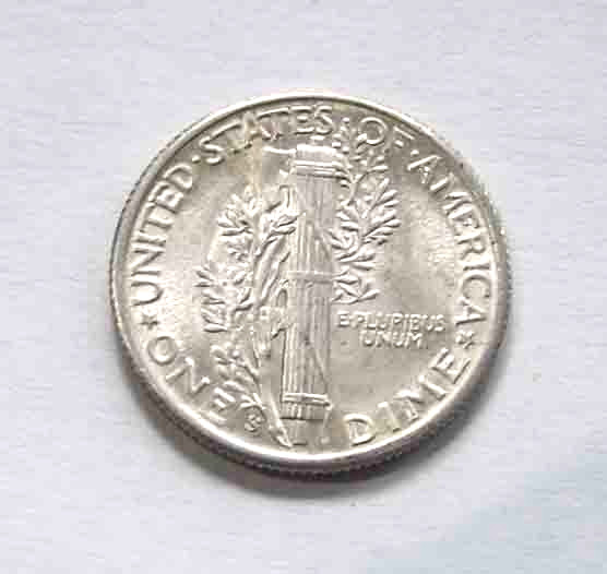 1945-S Mercury Dime #16