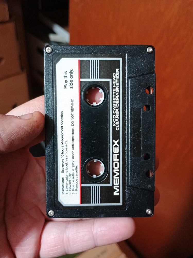 Memorex X-CD Cassette Head Cleaner/Demagnetizer