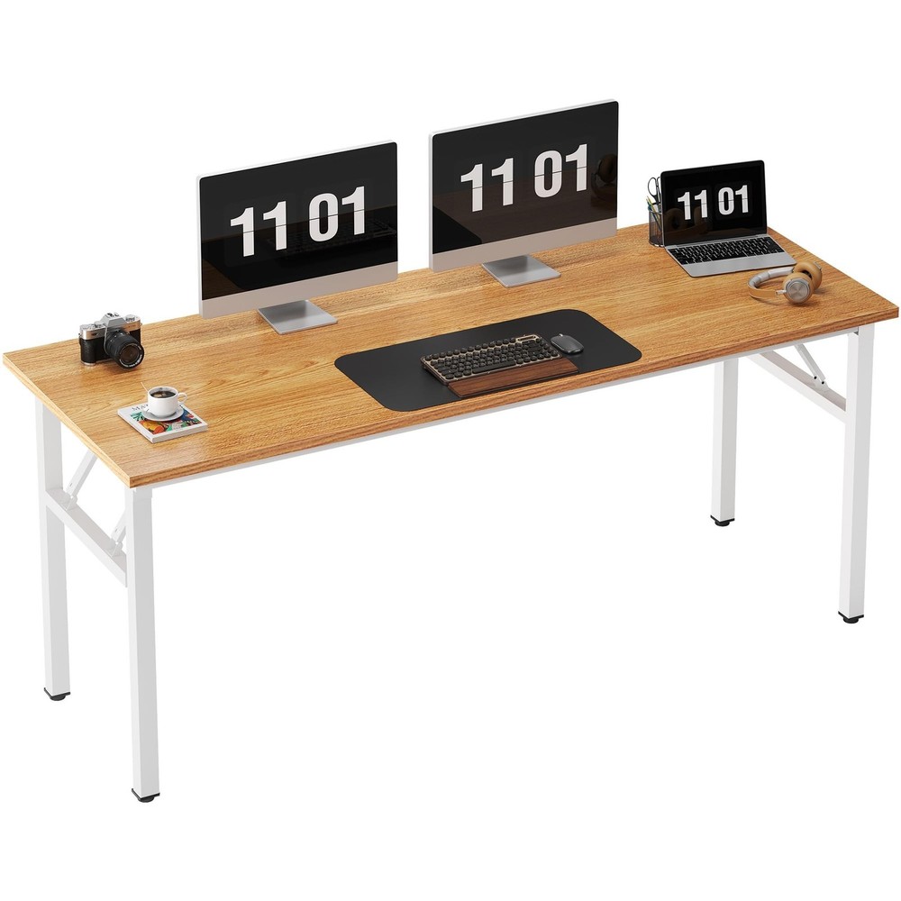 Need Computer Desk Office Desk 62 inches Folding Table with BIFMA Certificati...