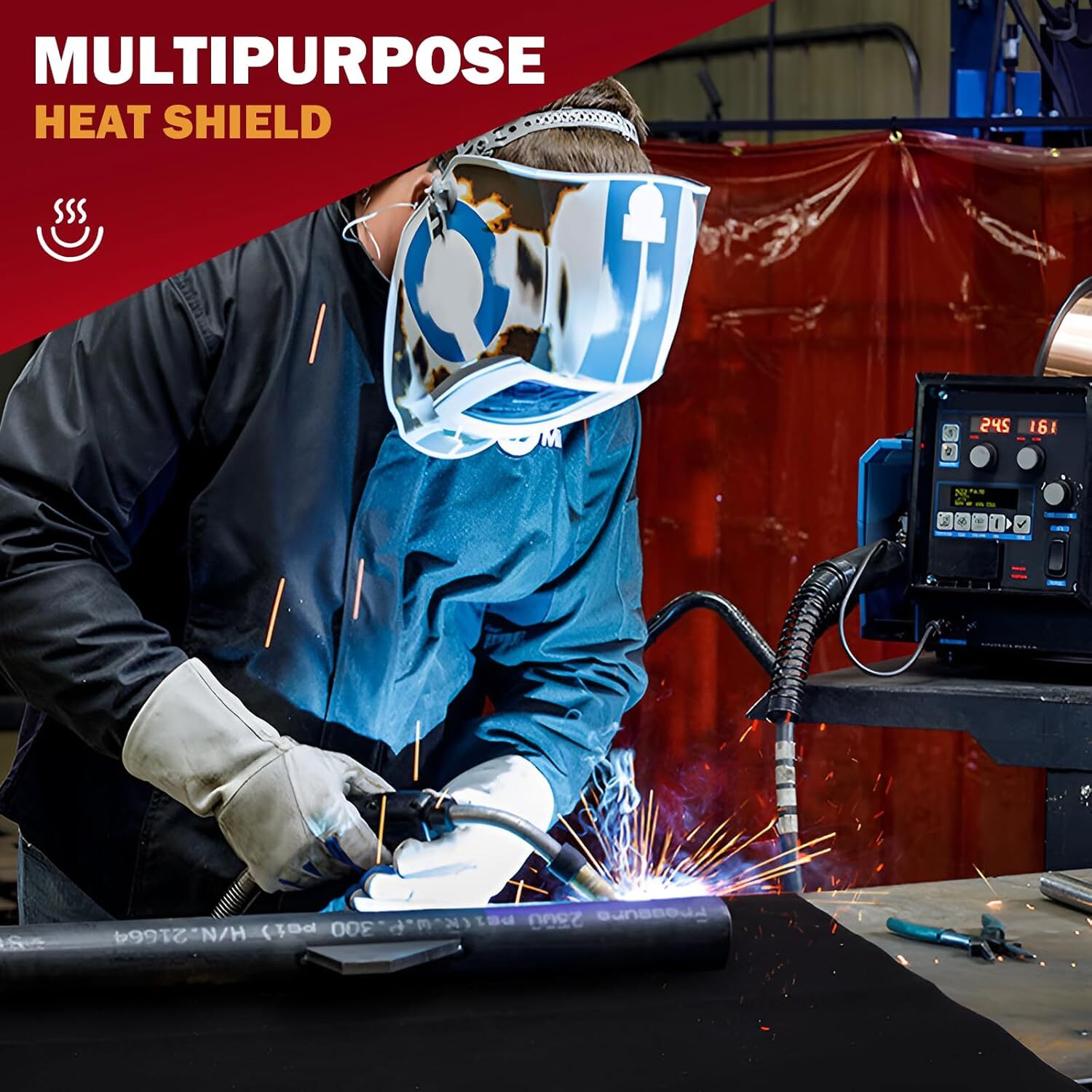 Carbon Fiber Welding Blanket torch shield plumbing heat sink slag fire felt F