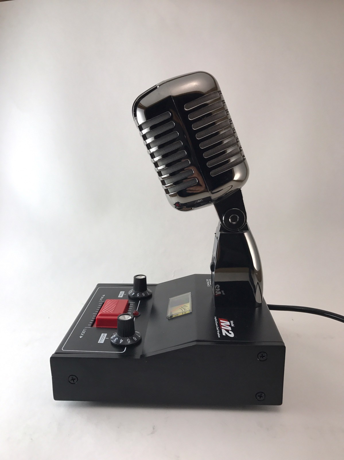 8 PIN for YAESU BLACK CHROME DELTA M2 AMPLIFIED POWER BASE MICROPHONE HAM MIC