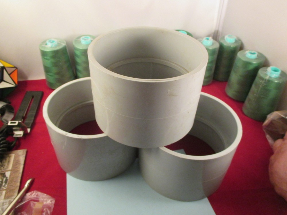 X8 5" GREY PVC 8 CONDUIT COUPLER S