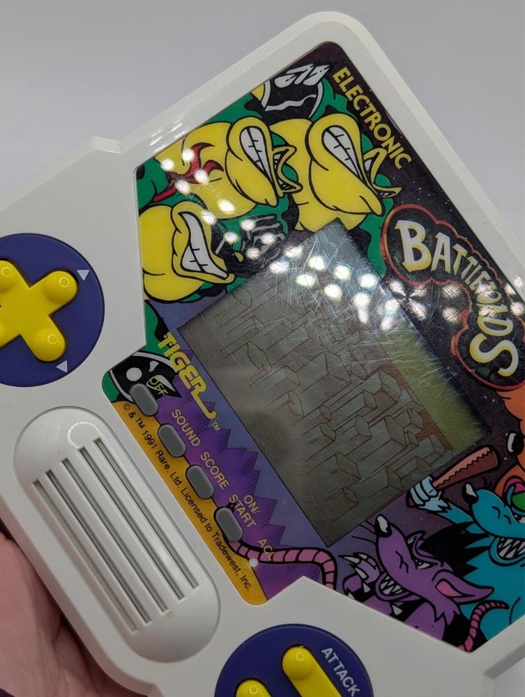 Battletoads 1988 Tiger Electronics Handheld Game Tested Working Rare