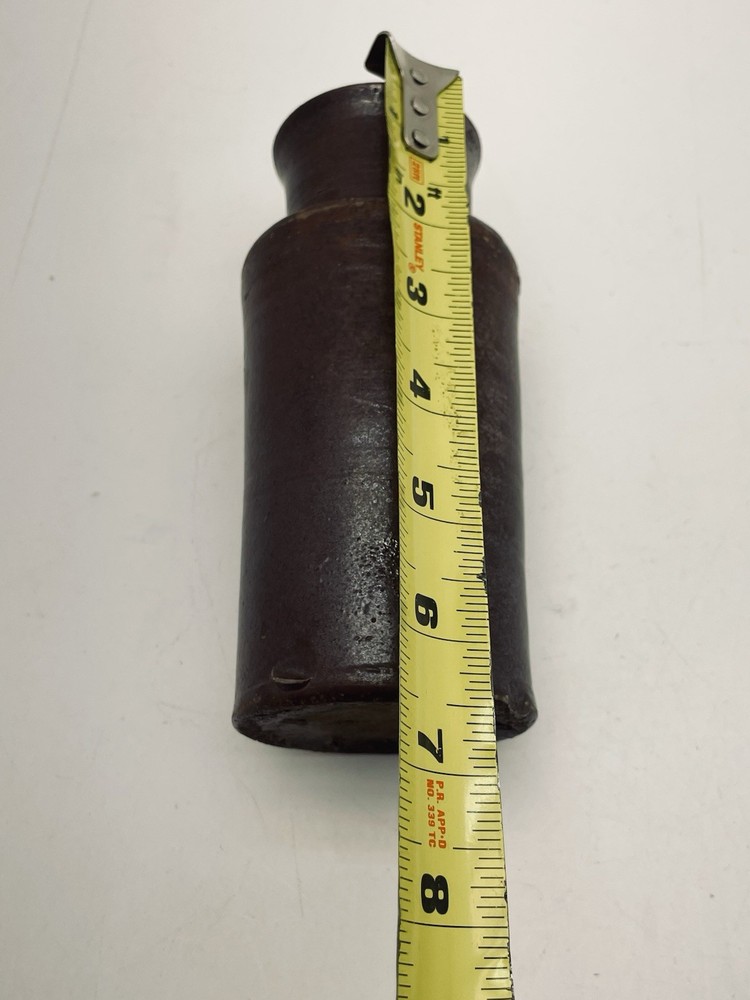 Vintage Blacking Bottle 6” H, 3” W