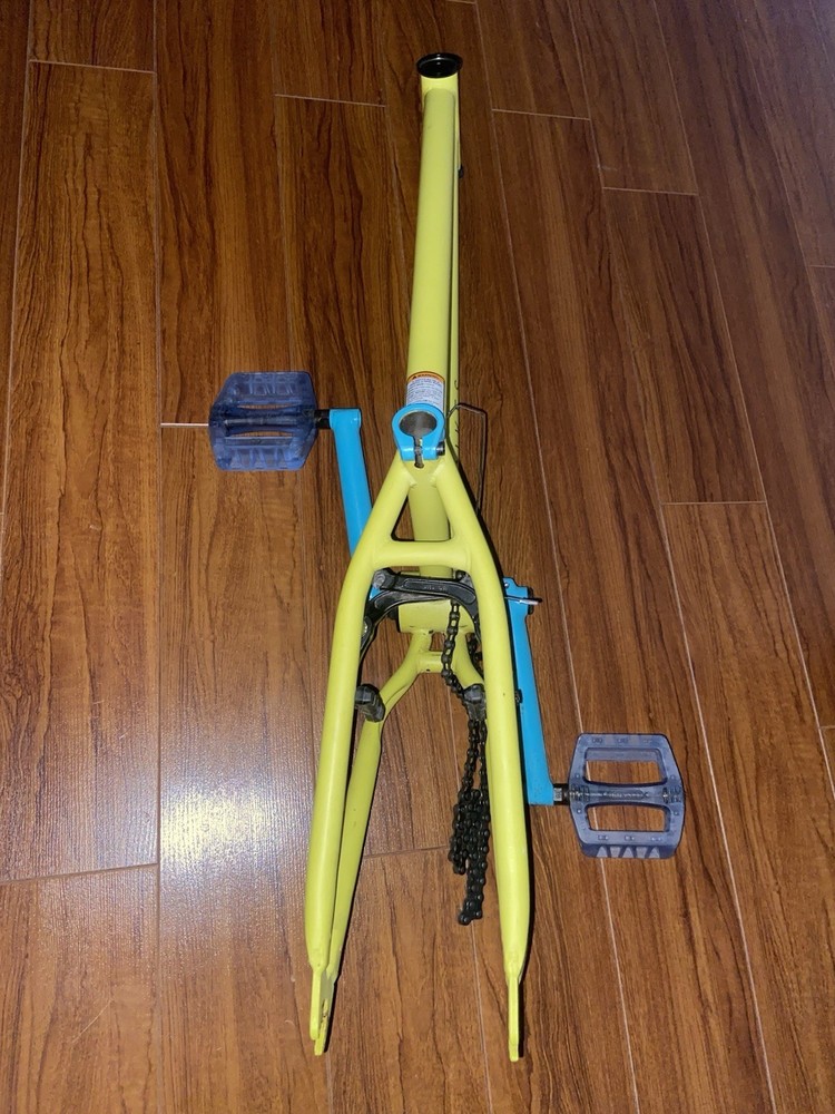 YELLOW GT BMX FRAME!