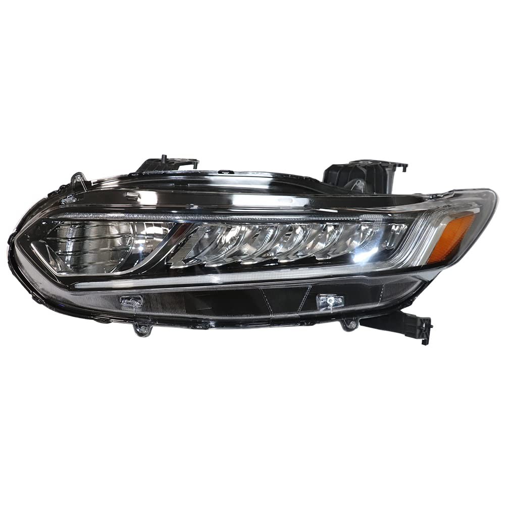 Halogen Headlight Assembly for 2018 2019 2020 Honda Accord Replacement Left