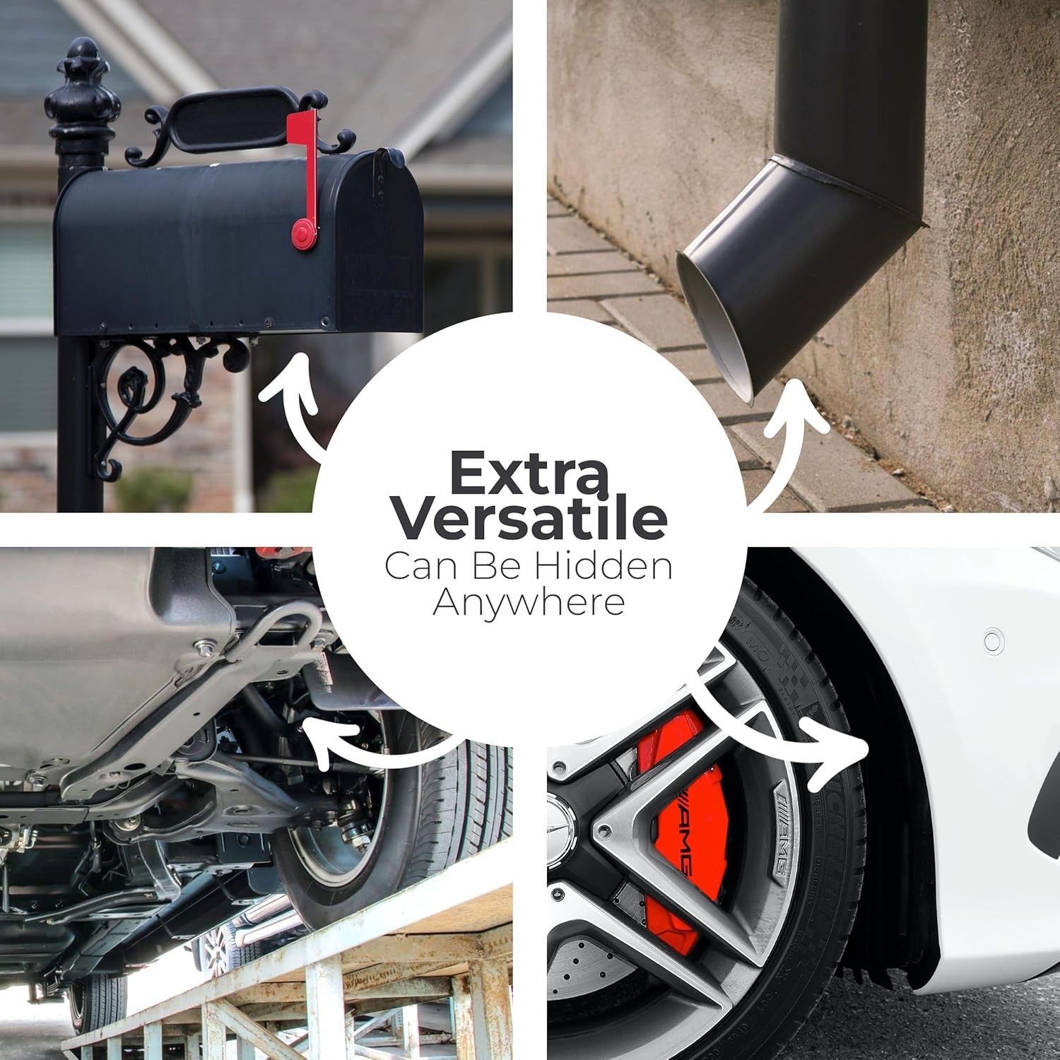 3x Hide A Key Magnetic Key Holder Key Box Car A Key Master Lock Key Holder HIDE