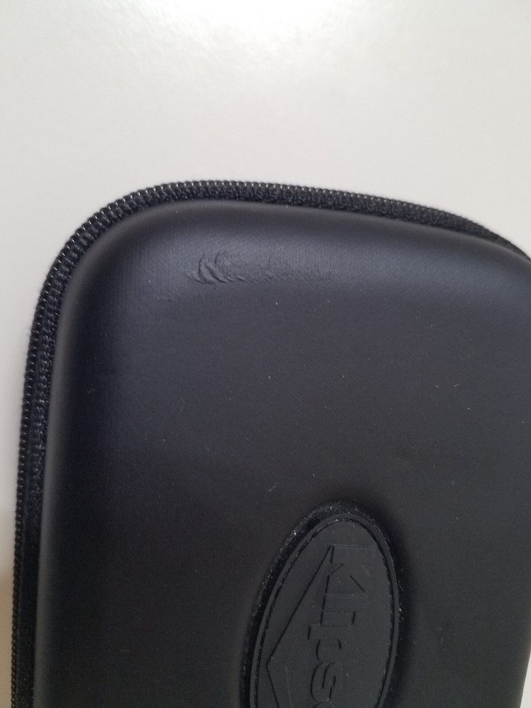 Klipsch Black Carrying Case Soft Shell Pouch with Zipper