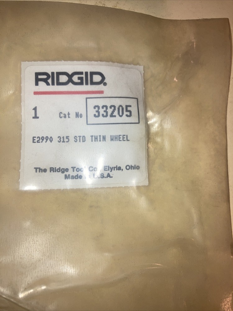 Ridgid 33205 Cutter Wheel