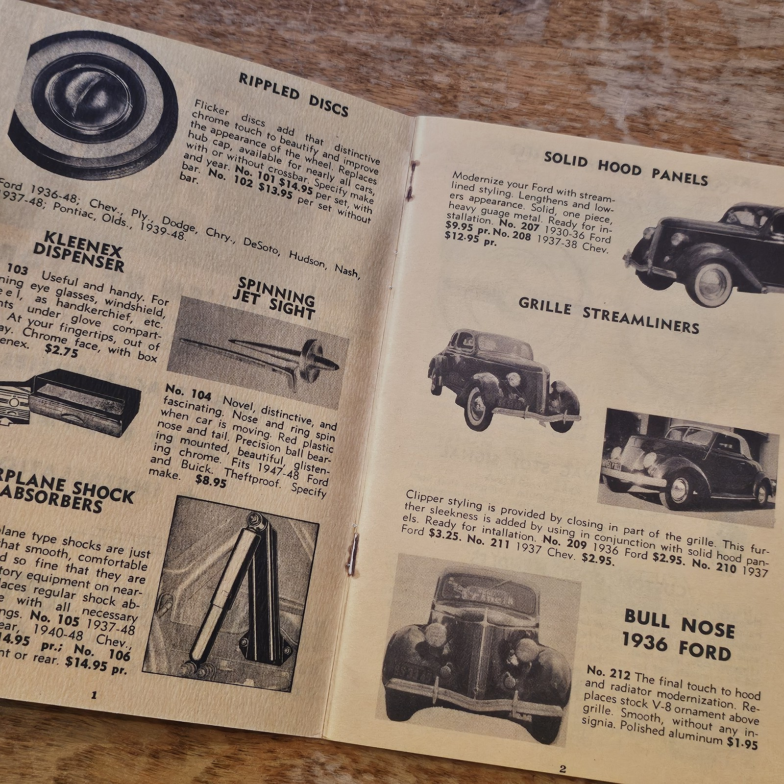 1948 Eastern Auto Accessories Catalog hot rod custom speed shop Cal auto ford V8