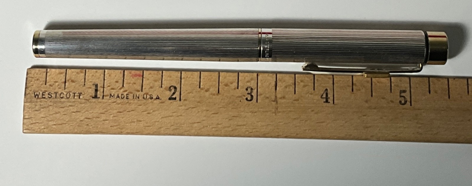 Sheaffer Imperial Sterling Silver Fountain Pen Made in USA - 14K Nib