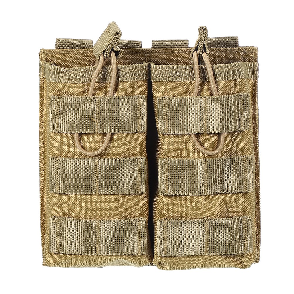 Outdoor Multipurpose Open Top Double Pouch Mud Color 1 Pcs