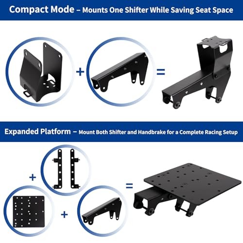 Gearshift & Handbrake Holder – Compatible with Playseat Trophy - Logitech G