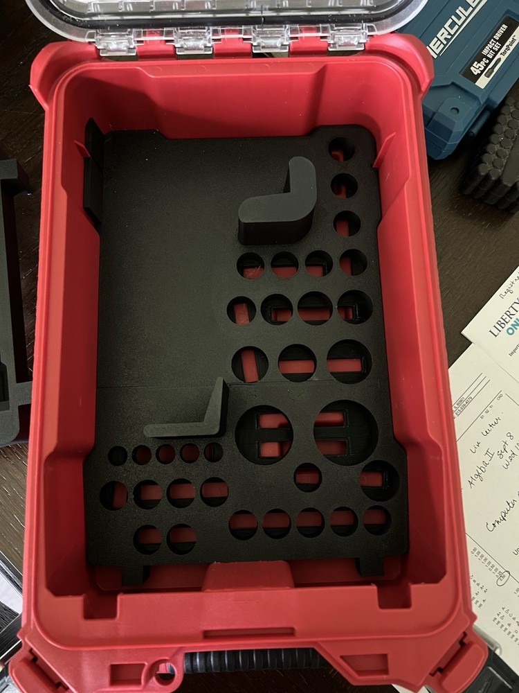 3D Printed Insert For Milwaukee Mid Torque Impact Wrench. (Insert Only)