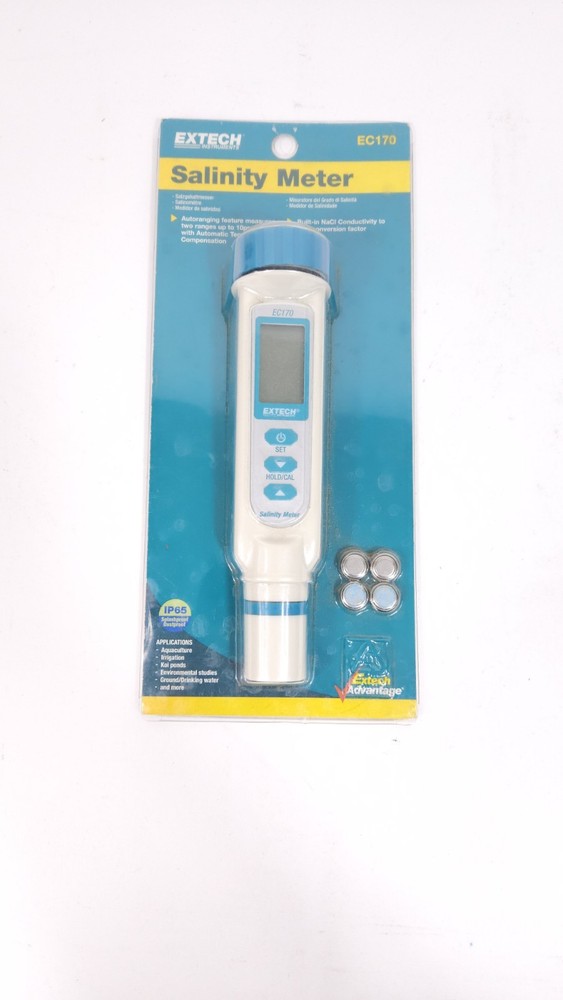 Extech EC170 Water Salinity Meter New Sealed