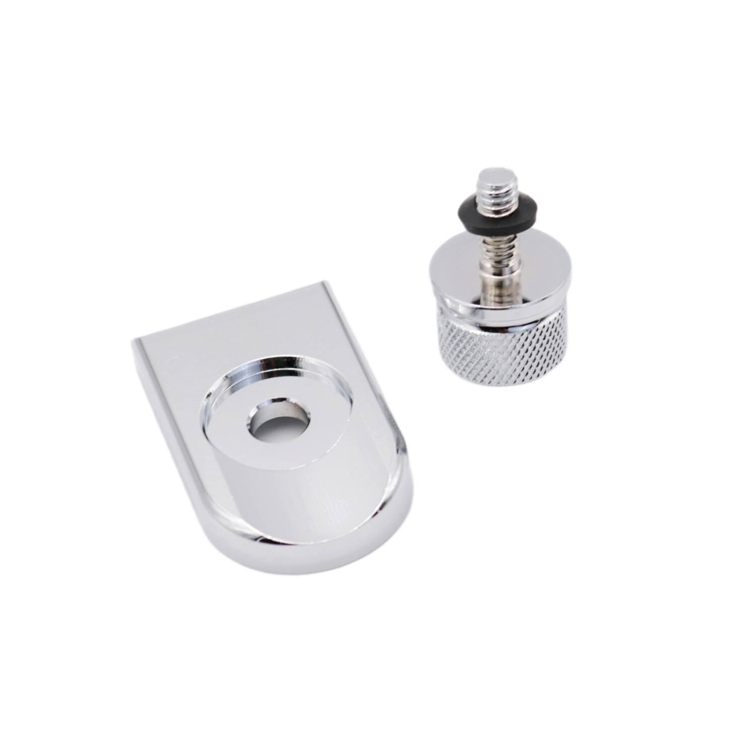 Rear Seat Screw Bolt Mount Knob Cover With Fender Mount Nut Kit For Harley
