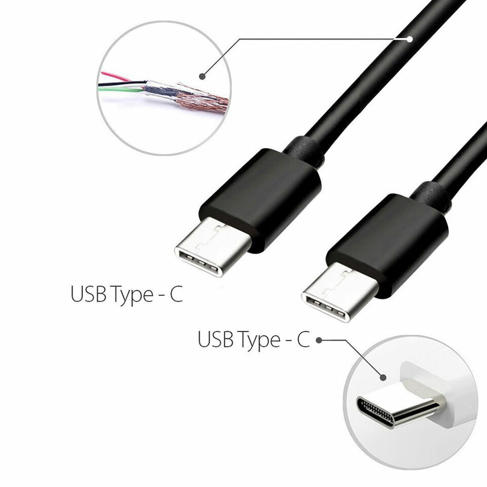 Original Verizon 4FT Braided USB-C to USB-C Charge and Sync Type-C Cable