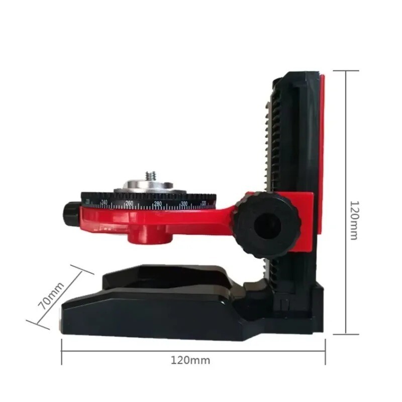 1/4 Interface L-type Ceiling Special Base Laser Level Magnetic Extension