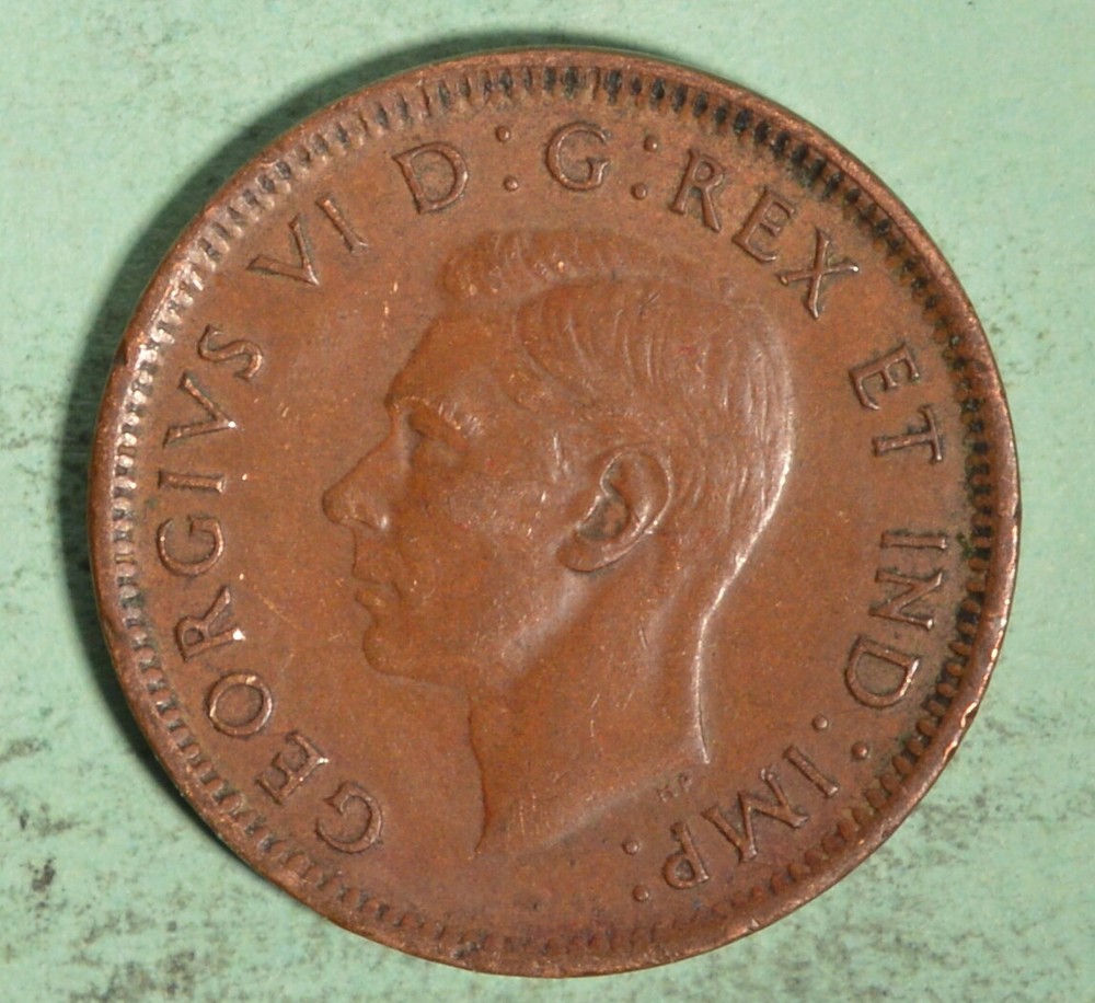 1947 ML - BLUNT 7 - Canada Penny - Circulated