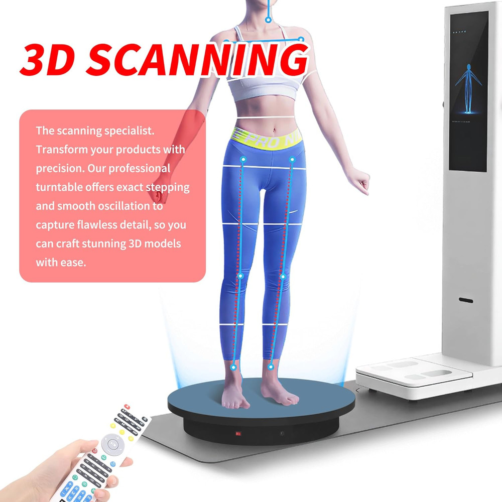 Remote-Controlled Motorized Turntable,Heavy Duty Motorized Rotating Display Stan