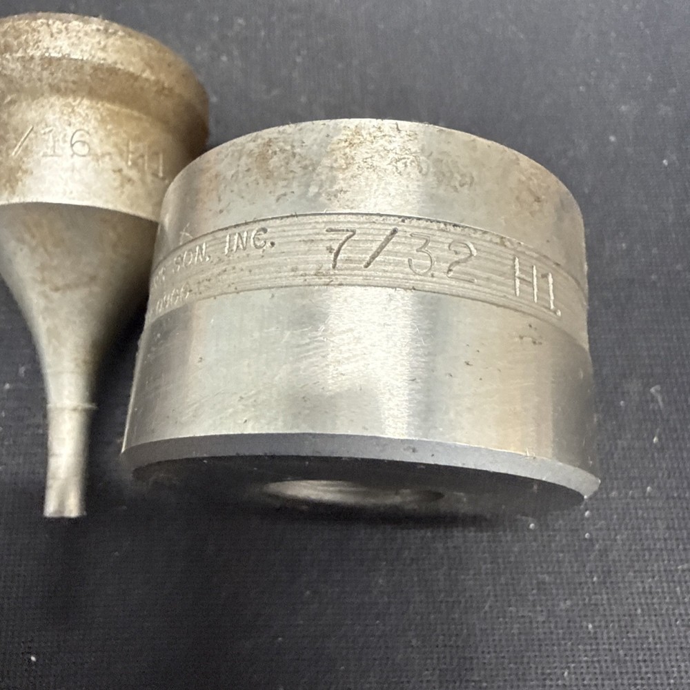 Heller H1 5/16 Round Punch & Die Set