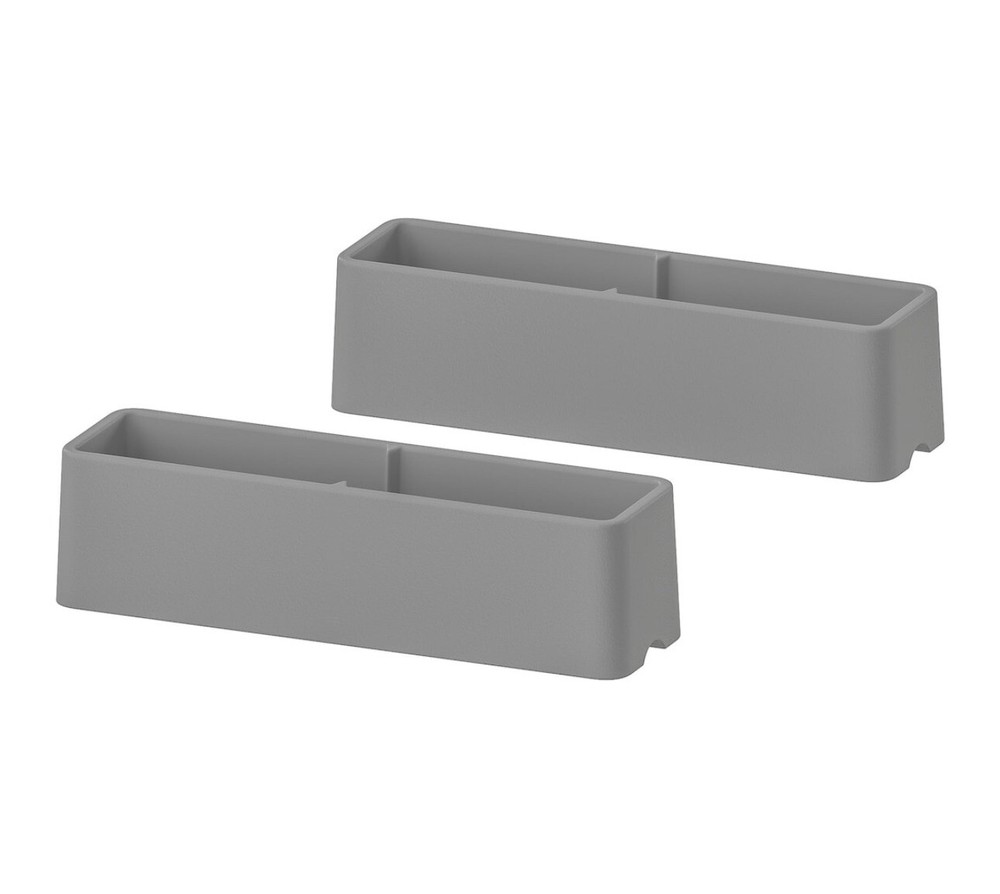 IKEA HEJNE End Cap Gray 2 Pack 902.866.73