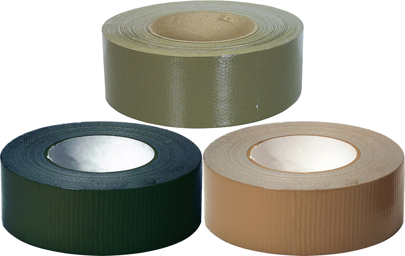 100 MPH Tape Roll 2" x 60 Yards Self-Clinging USA Made Camouflage Military Tape