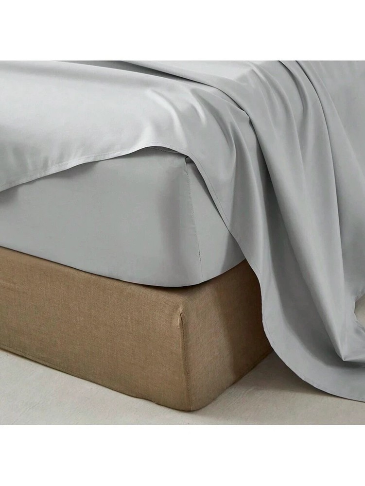 3/4 Piece Bed Sheet Soft Cooling Comfortable Breathable Bedding, Grey