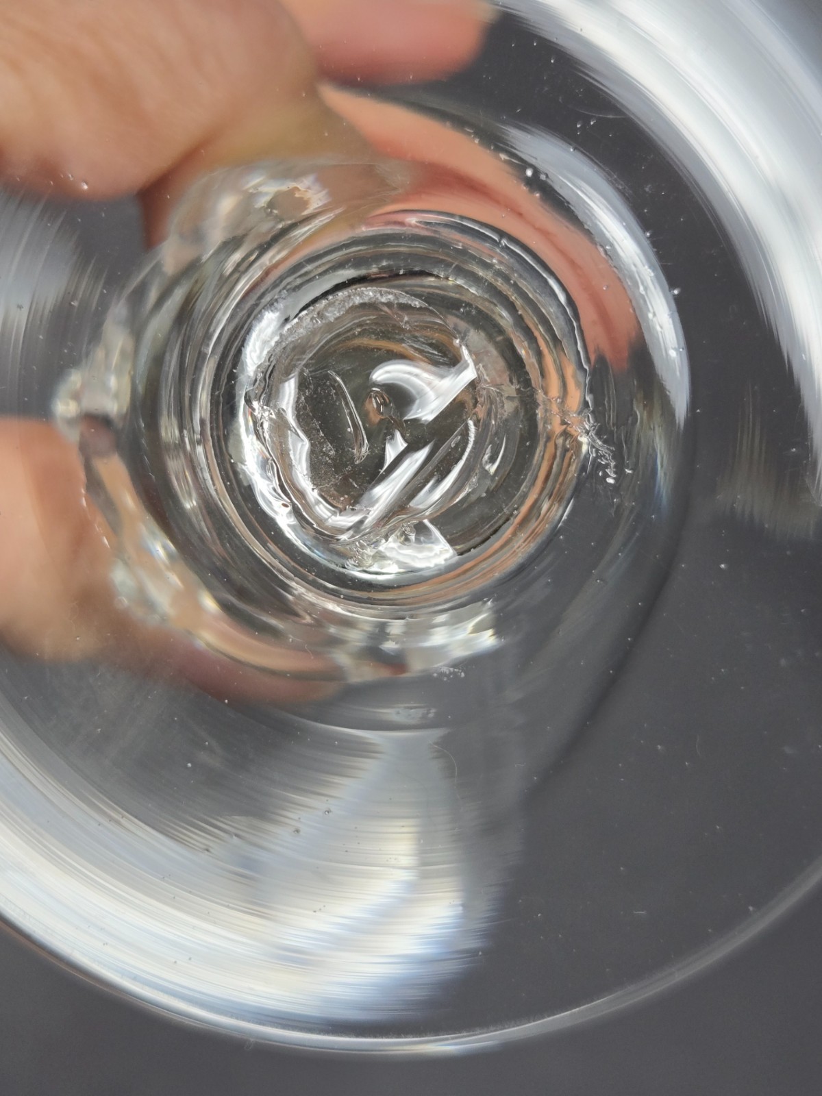 Rolled Lip Pittsburg / Midwest Oversized Goblet 1820's