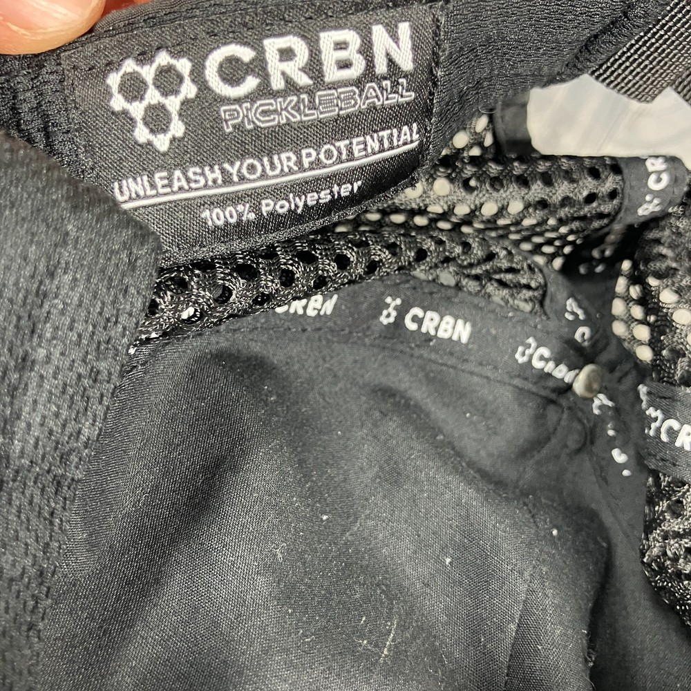 CRBN Trucker and Runner Hat - Lightweight & One Size Performance Hat Black