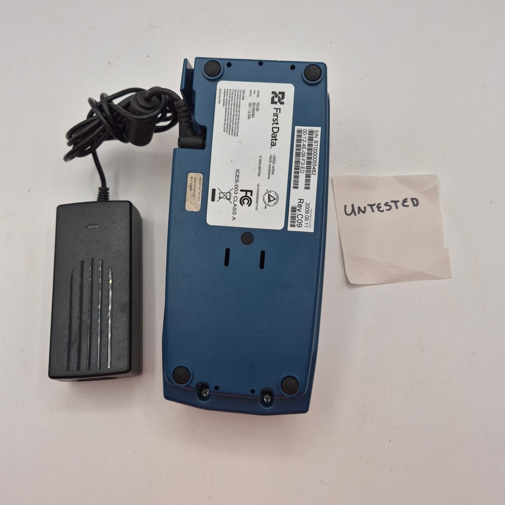 First Data FD50 Credit Card Termina Untested