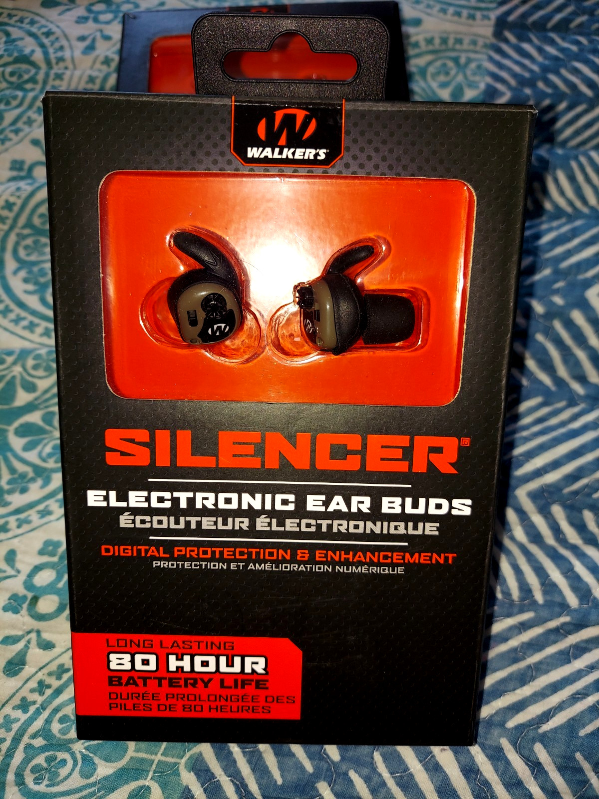 Walkers Silencer GWP SLCR Electronic Ear Buds NEW 25dB 80hr Batt Life