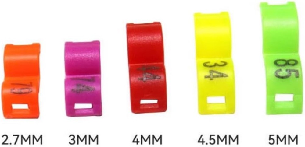Canary Grouped Leg Bands - 100pcs White Rings