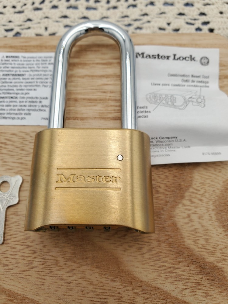 Master Lock 175LH Combination Padlock - Brass