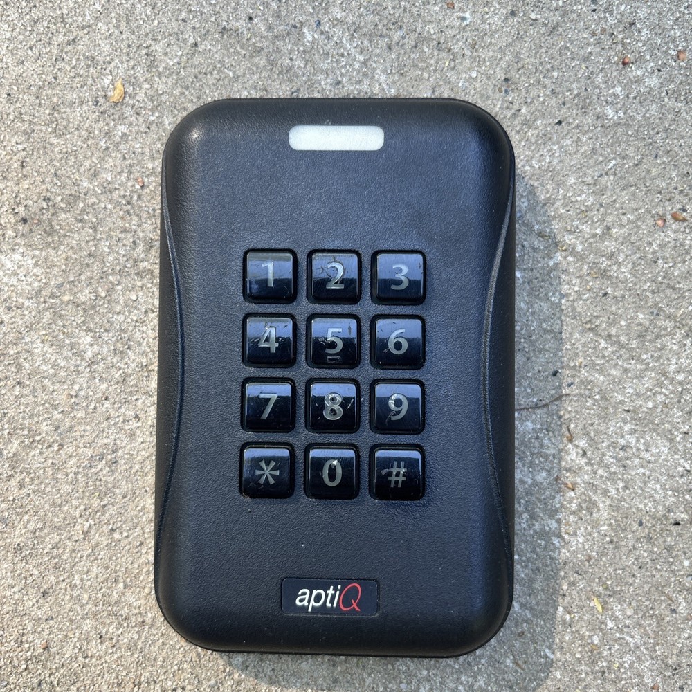 SCHLAGE aptiQ MTK15 Multi Technology Single Gang Keypad Reader Black