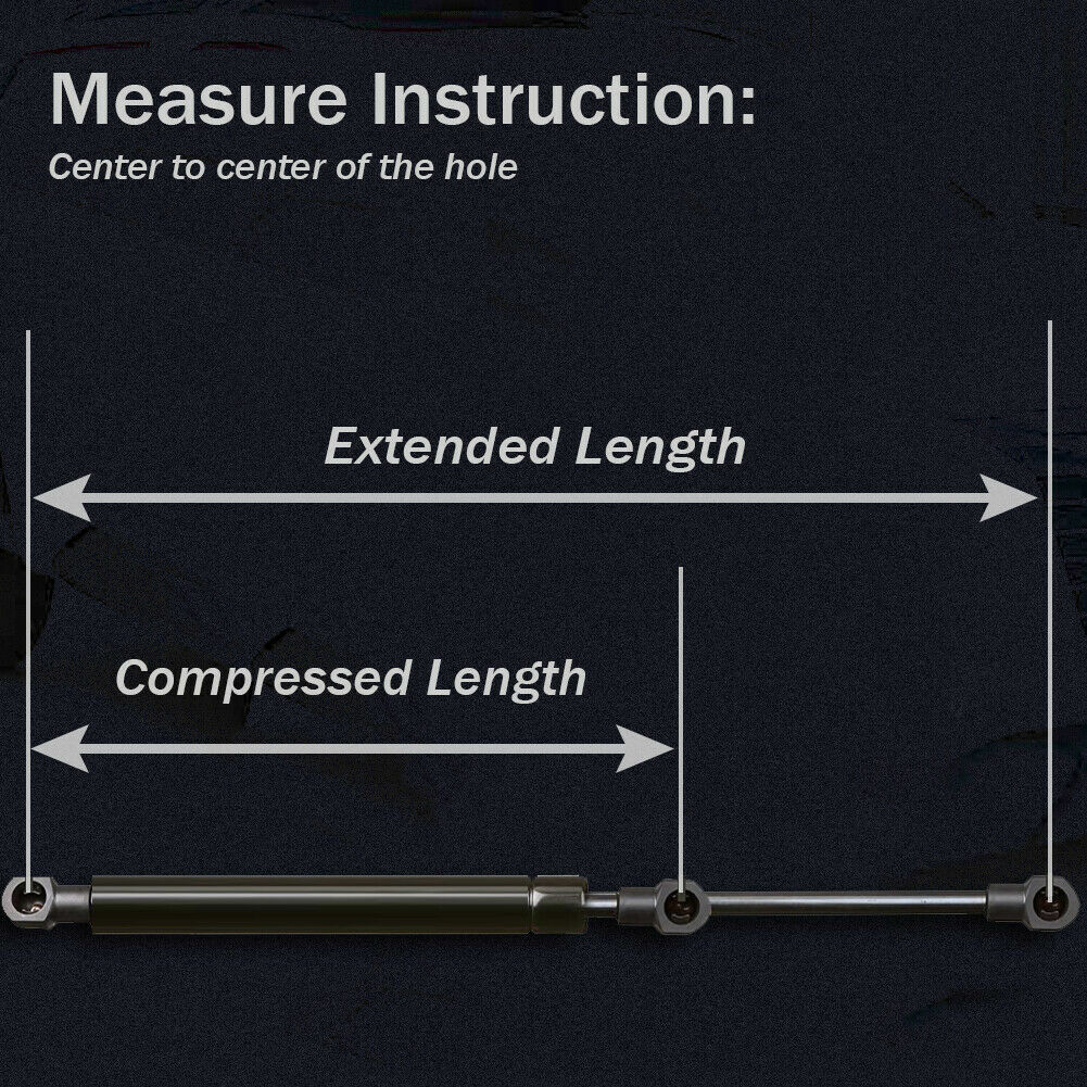 2 Rear Trunk Tailgate Lift Support Shock Struts For Lexus RX350 RX450H 2010-2015