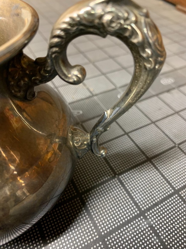 Antique Waldorf Silver Plated Cream Pitcher
