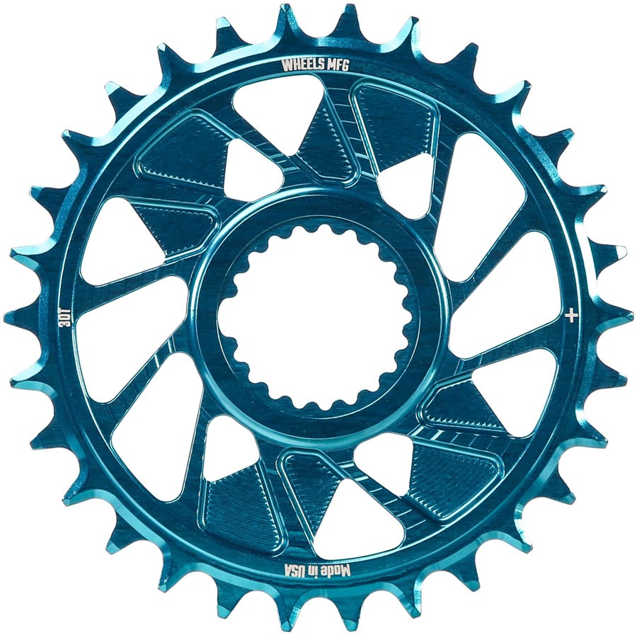 30T Direct Mount Chainring - 7075 Aluminum, Hyperglide+ Compatible, Outboard