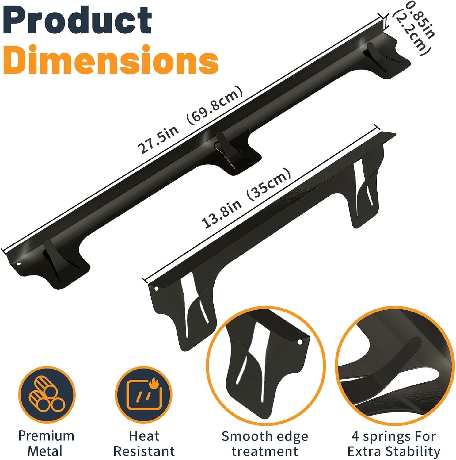 Stove Guard for Kitchen Oven Gap Between Stovetop and Counter 13.8'' to 27.5''