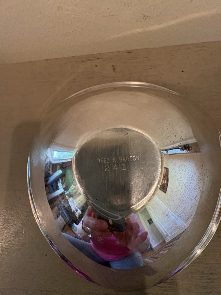 Reed & Barton Silver Triangle Silver Bowl #241